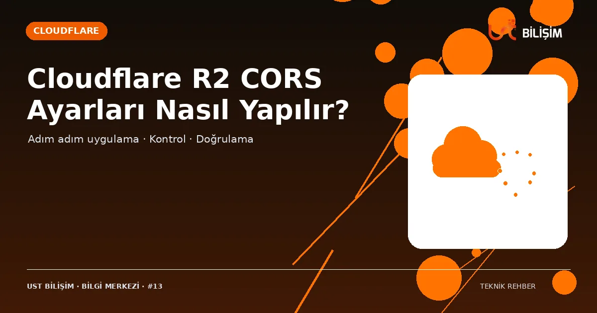 Cloudflare R2 CORS Ayarları Nasıl Yapılır?