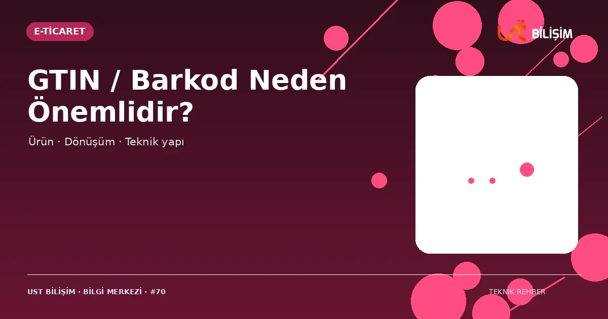 GTIN / Barkod Neden Önemlidir?