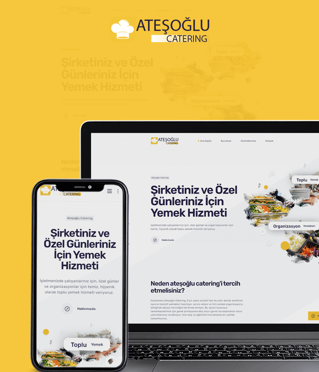 Ateşoğlu Catering — Web Design