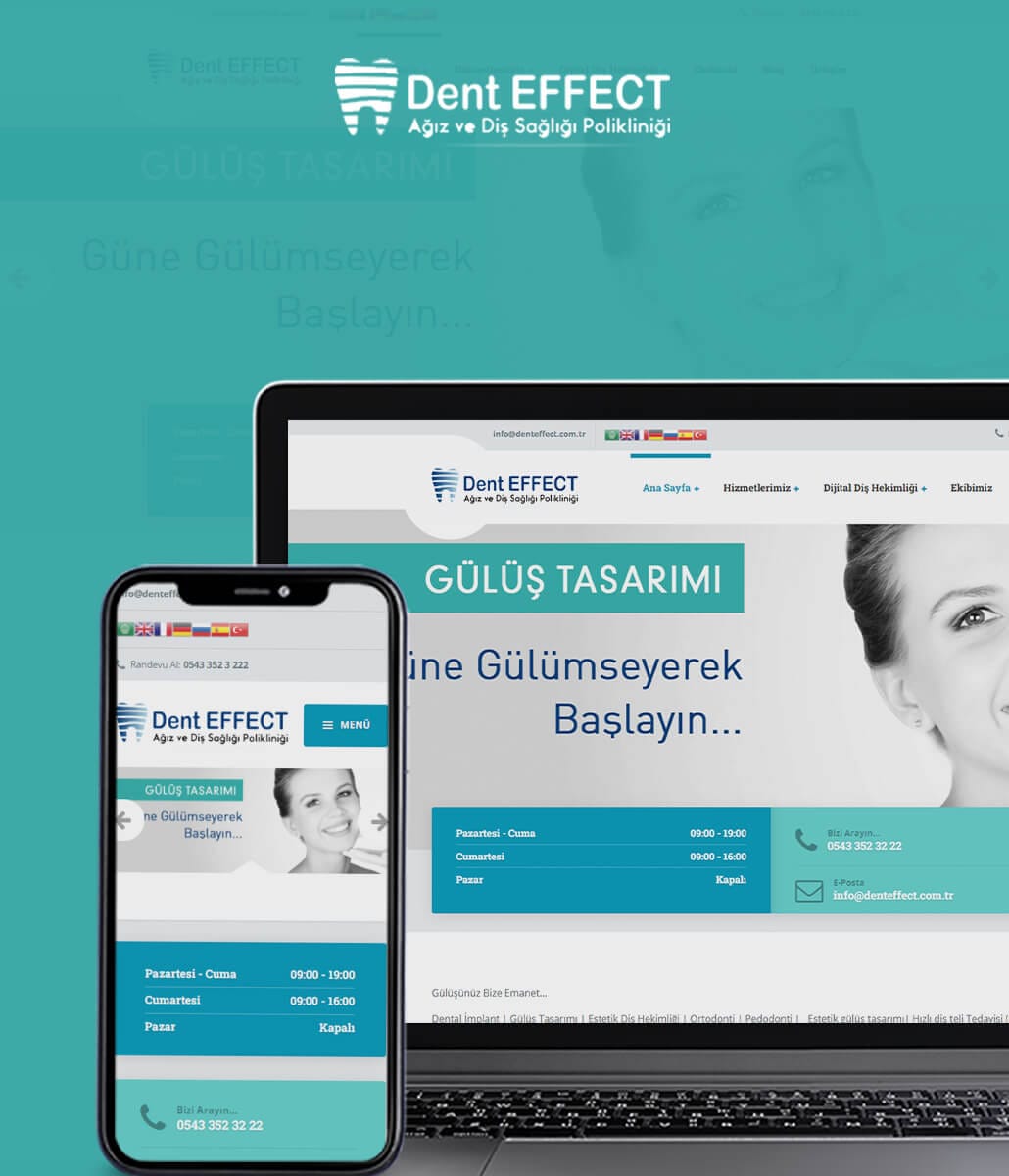 Dent Effect Dental Clinic — Web Design