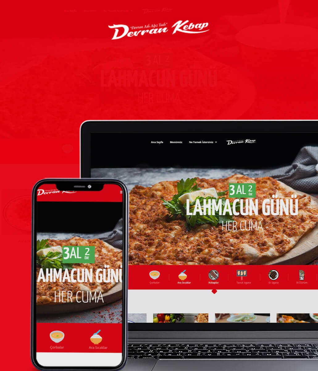 Devran Kebap — Web Design