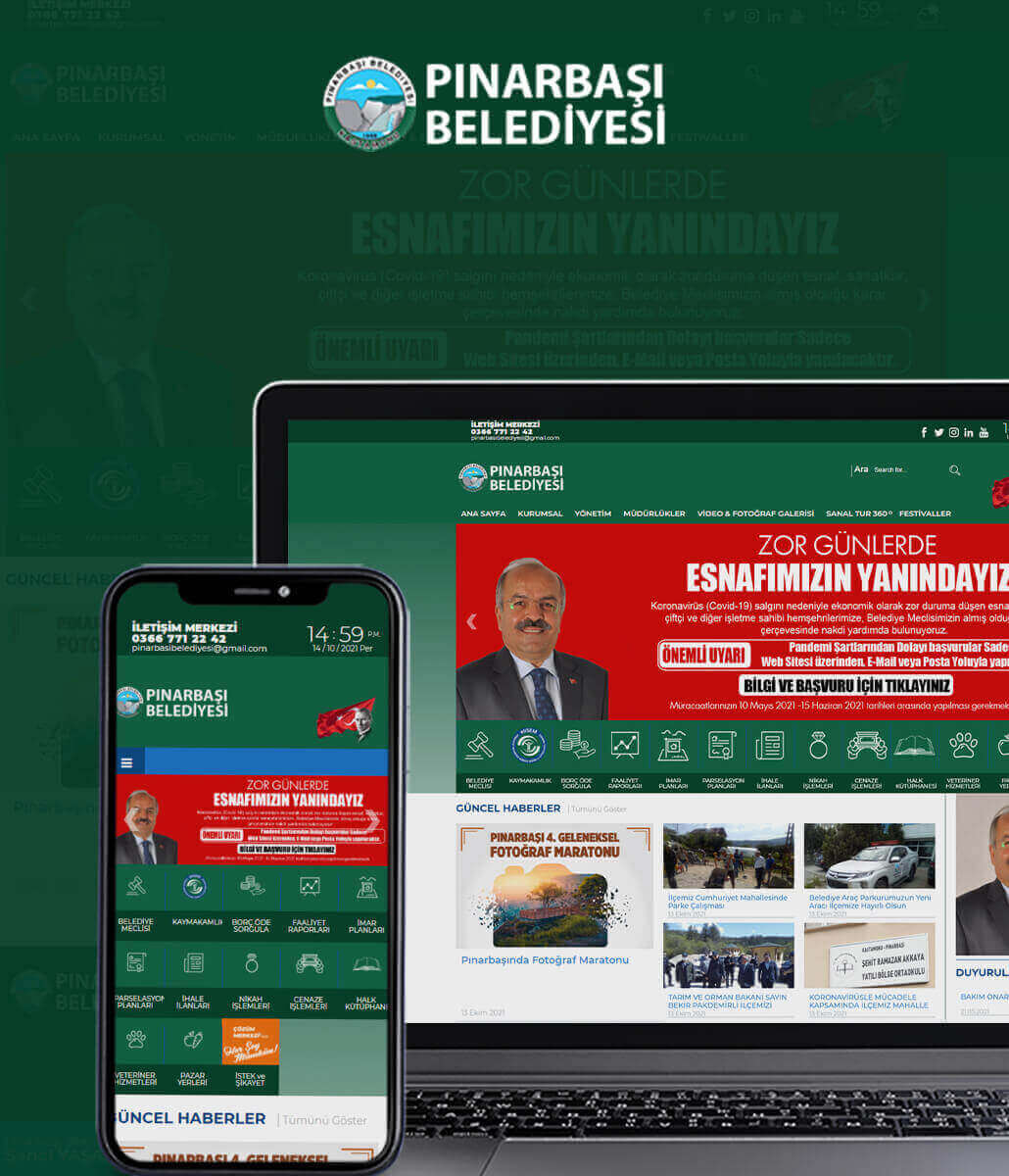 Pınarbaşı Belediyesi — Custom Web Design