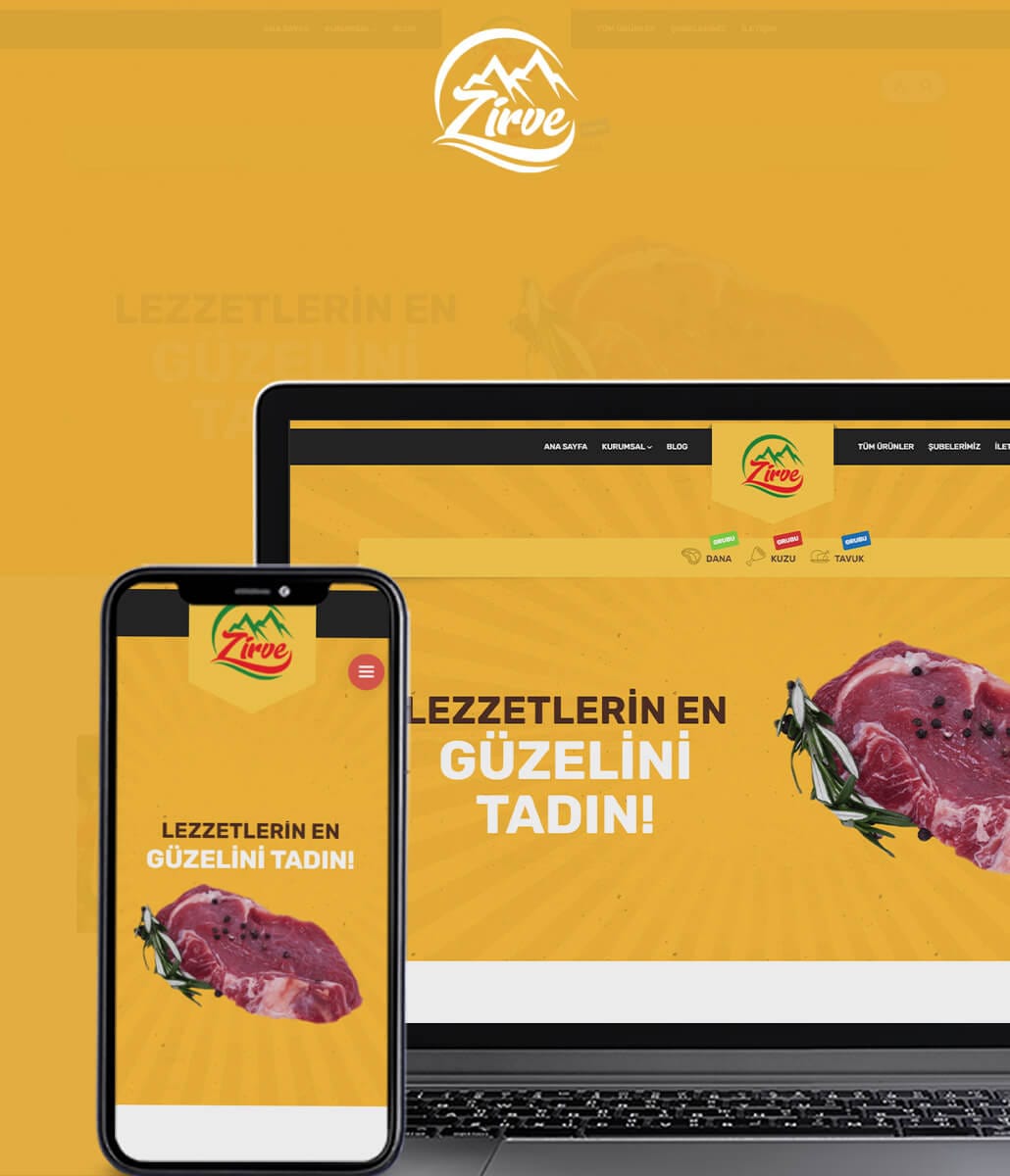 Zirve Et — Web Design