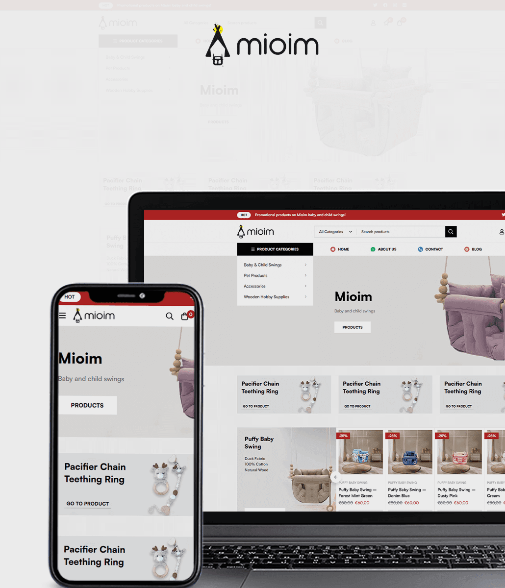 Mioim — E-Commerce Web Design