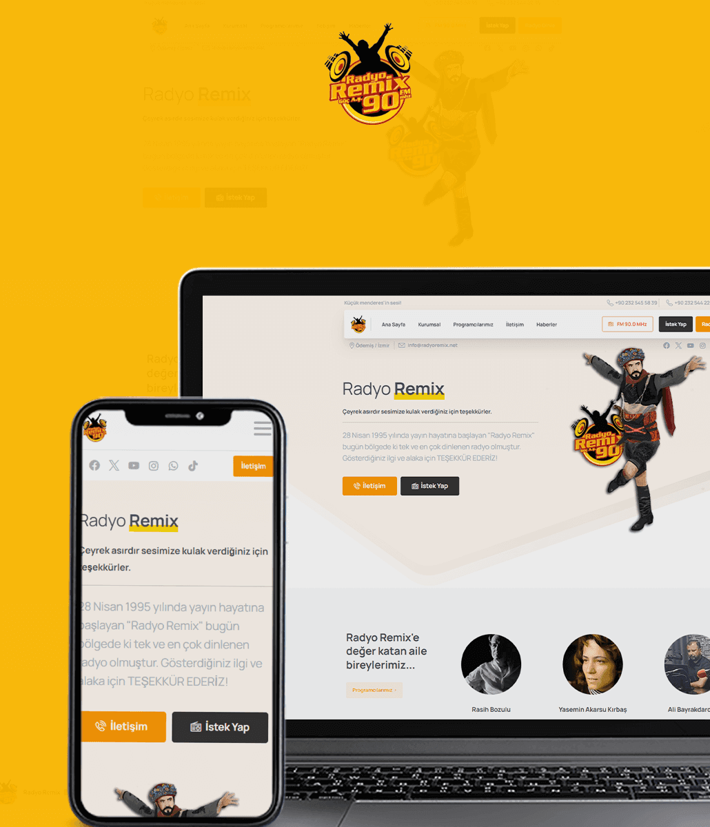Radyo Remix — Web Design