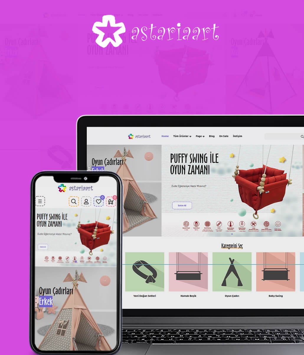 Astariaart — E-commerce Website