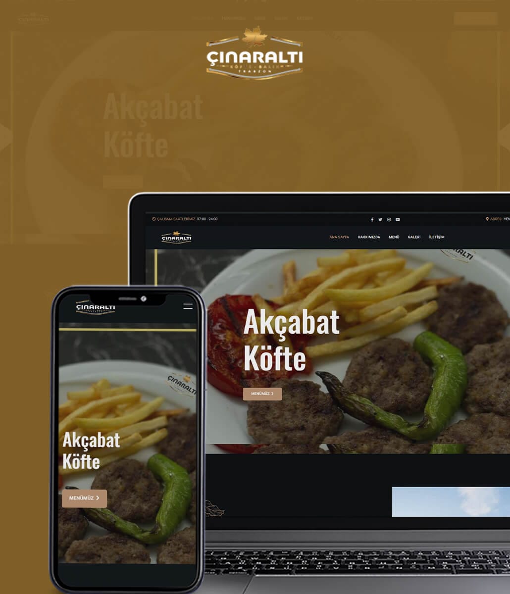 Çınaraltı Köfte — Web Design