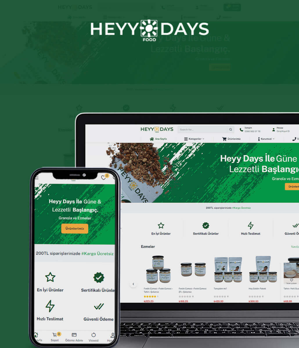 Heyy Days — E-commerce Website