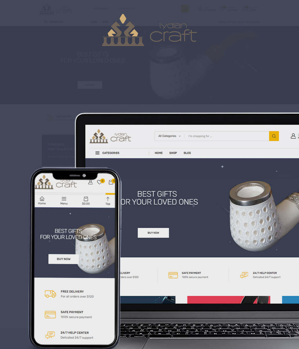 Lydian Craft — E-commerce Website