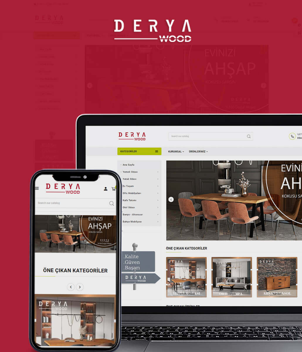 Derya Wood — E-commerce Web Design