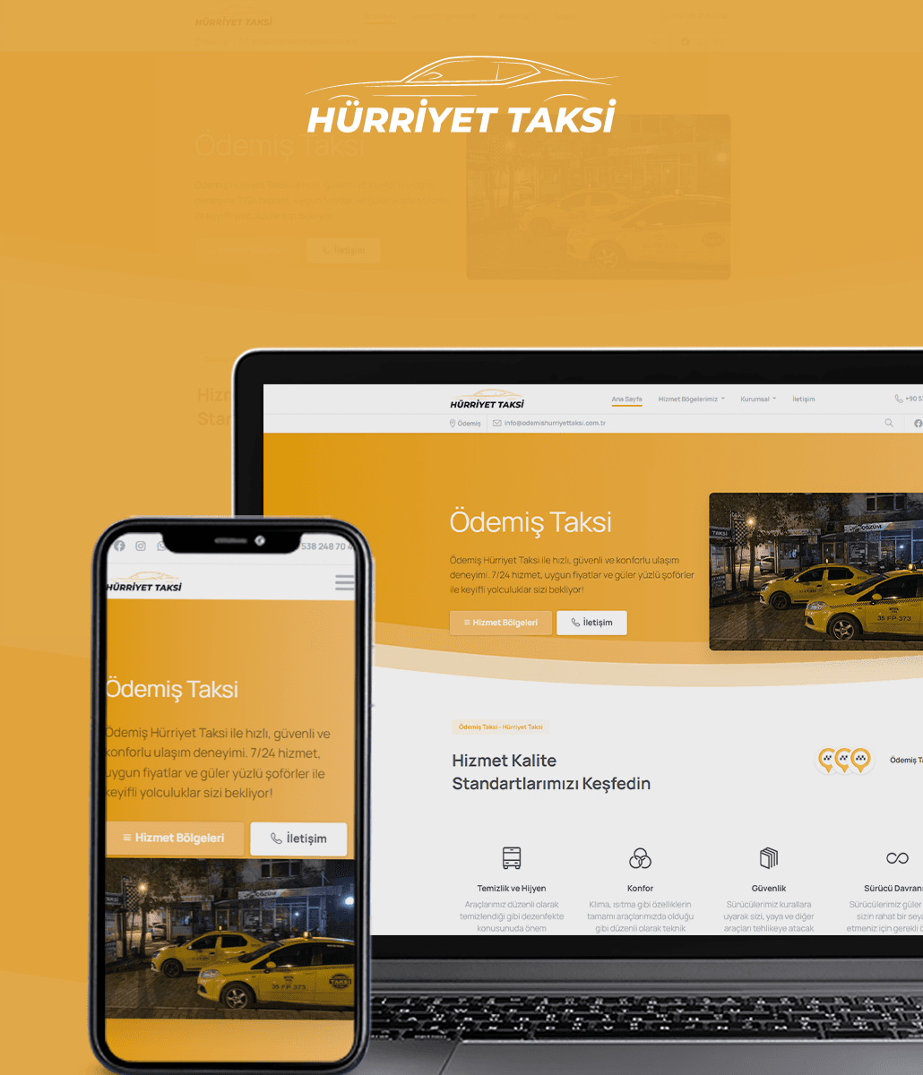 Hürriyet Taksi — Web Design