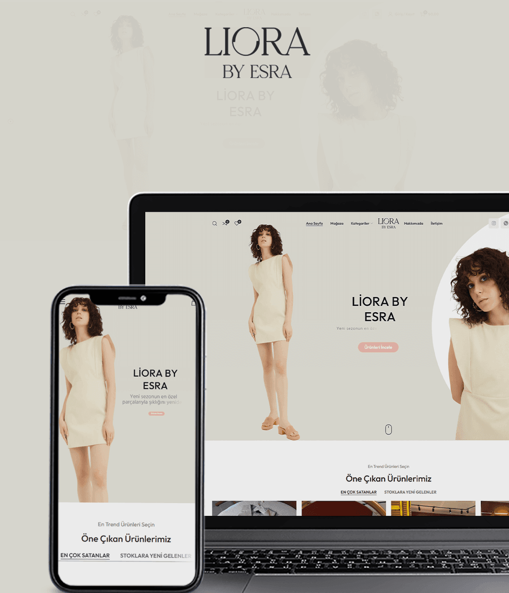 Liora By Esra — E-commerce Web Design