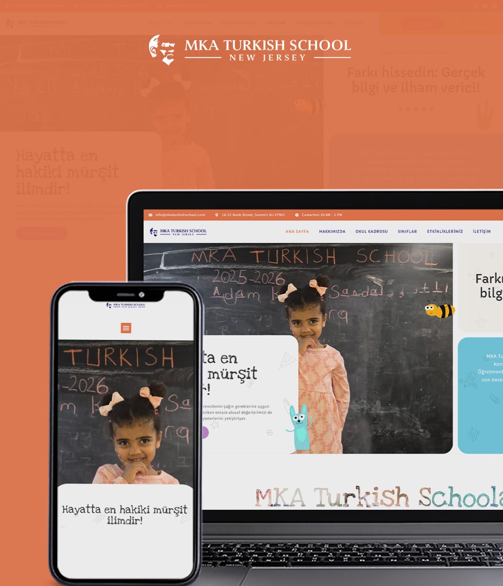 MKA Turkish School — Web Design